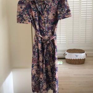 light weight dress in floral print